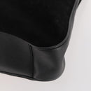 GUCCI Bamboo Schultertasche Leder Schwarz Gold 001 1998 1577 Auth 172308-9