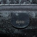 GUCCI Bamboetas Schouder Suède 2-weg Zwart Goud Authenticatie 172309-19
