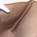 GUCCI GG Plus Supreme Web Sherry Line Tote Bag PVC Beige Rot Auth 172313-17