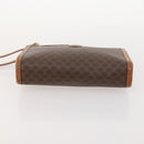 CELINE Macadam Canvas C Sulky Shoulder Bag PVC 2 Set Brown Beige Auth 172314-16
