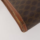 CELINE Macadam Canvas C Sulky Shoulder Bag PVC 2 Set Brown Beige Auth 172314-17