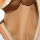 CELINE Macadam Canvas C Sulky Shoulder Bag PVC 2 Set Brown Beige Auth 172314-18