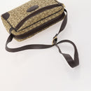 CELINE Macadam Canvas C Sulky Shoulder Bag PVC 2 Set Brown Beige Auth 172314-5