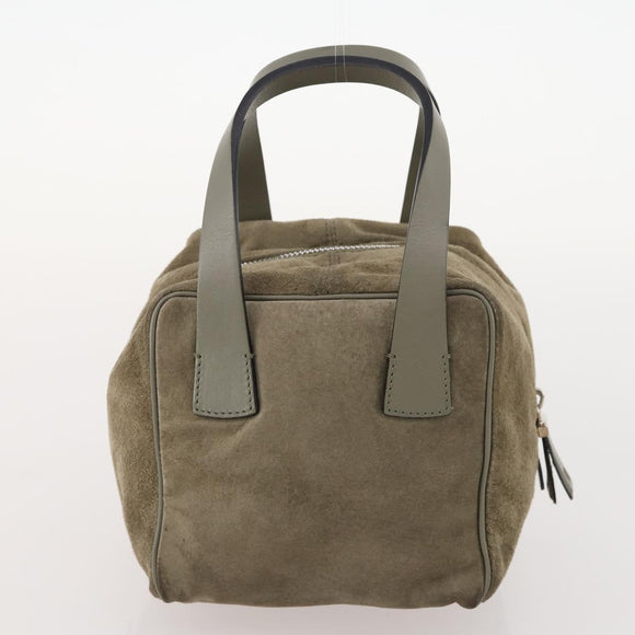 BALLY Dior Fendi Honeycomb Shoulder Bag Suede 3 Set Gray Navy black Auth 172316