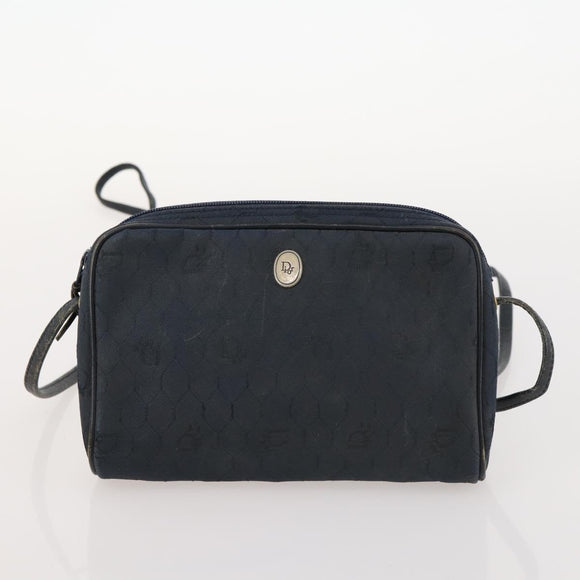 BALLY Dior Fendi Honeycomb Shoulder Bag Suede 3 Set Gray Navy black Auth 172316