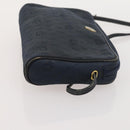 BALLY Dior Fendi Honeycomb Shoulder Bag Suede 3 Set Gray Navy black Auth 172316-18