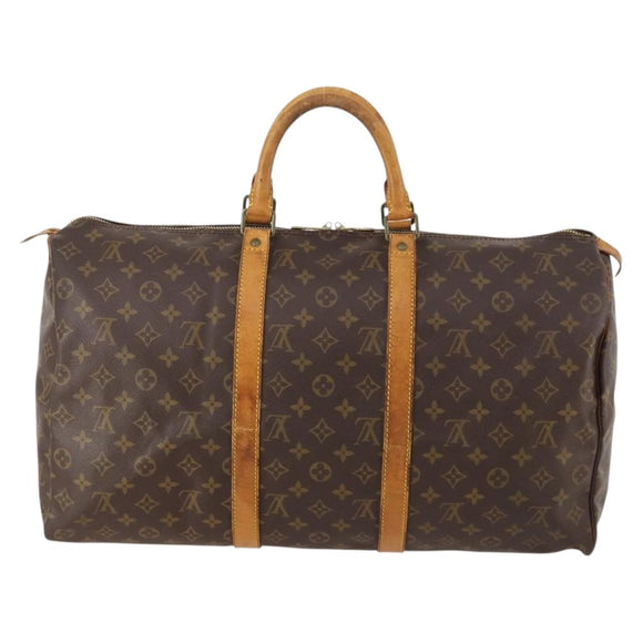 LOUIS VUITTON Monogram Keepall 50 Boston Bag M41426 LV Auth 172320