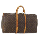 LOUIS VUITTON Monogram Keepall 55 Boston Bag M41424 LV Auth 172324-1
