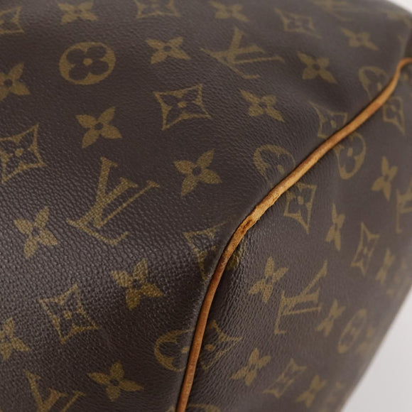 LOUIS VUITTON Monogram Keepall 55 Boston Bag M41424 LV Auth 172324