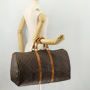 LOUIS VUITTON Monogram Keepall 55 Boston Bag M41424 LV Auth 172324-21