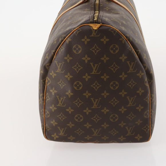 LOUIS VUITTON Monogram Keepall 55 Boston Bag M41424 LV Auth 172324