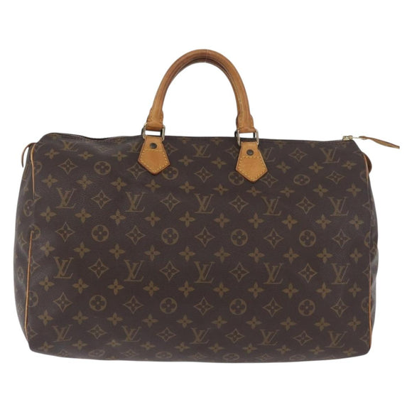 LOUIS VUITTON Monogram Speedy 40 Hand Bag M41522 LV Auth 172328