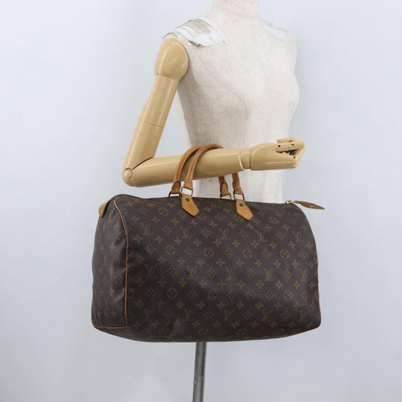 LOUIS VUITTON Monogram Speedy 40 Hand Bag M41522 LV Auth 172328
