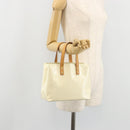 LOUIS VUITTON Monogram Vernis Reade PM Hand Bag Perle M91336 LV Auth 172337-23