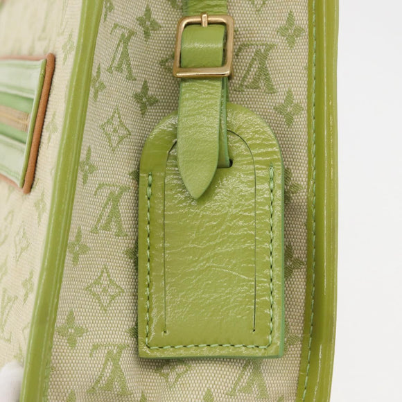 LOUIS VUITTON Monogram Mini Sac Catline Bag Almond Green M92931 LV Auth 172339V