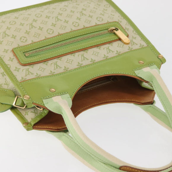 LOUIS VUITTON Monogram Mini Sac Catline Bag Almond Green M92931 LV Auth 172339V