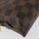 LOUIS VUITTON Damier Ebene Pochette Cosmetic GM Pouch N23345 LV Auth 172340V-15