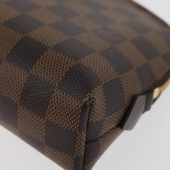 LOUIS VUITTON Damier Ebene Pochette Cosmetic GM Pouch N23345 LV Auth 172340V