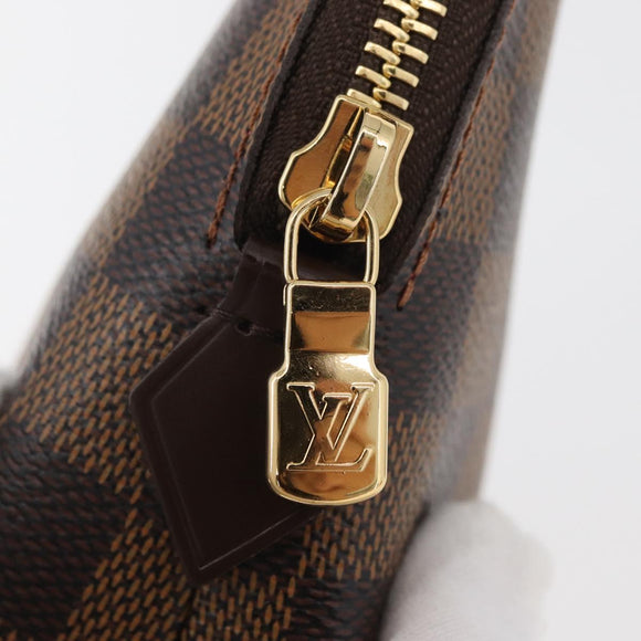 LOUIS VUITTON Damier Ebene Pochette Cosmetic GM Pouch N23345 LV Auth 172340V