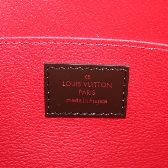 LOUIS VUITTON Damier Ebene Pochette Cosmetic GM Pouch N23345 LV Auth 172340V