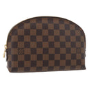 LOUIS VUITTON Damier Ebene Pochette Cosmetic GM Pouch N23345 LV Auth 172340V-1