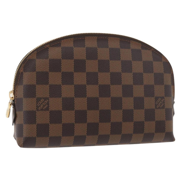 LOUIS VUITTON Damier Ebene Pochette Cosmetic GM Pouch N23345 LV Auth 172340V