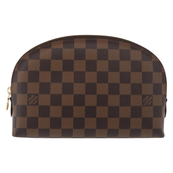 LOUIS VUITTON Damier Ebene Pochette Cosmetic GM Pouch N23345 LV Auth 172340V