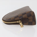 LOUIS VUITTON Damier Ebene Pochette Cosmetic GM Pouch N23345 LV Auth 172340V-4