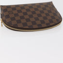 LOUIS VUITTON Damier Ebene Pochette Cosmetic GM Pouch N23345 LV Auth 172340V-5