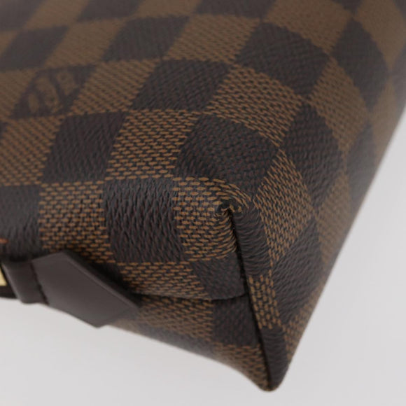 LOUIS VUITTON Damier Ebene Pochette Cosmetic GM Pouch N23345 LV Auth 172340V