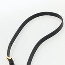 PRADA Hand Bag Nylon 2way Black Gold Auth 172342SAV-10