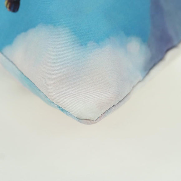 LOEWE Ghibli Collaboration Howl's Moving Castle Pouch Canvas Blue Auth 172346SM