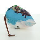 LOEWE Ghibli Collaboration Howl's Moving Castle Pouch Canvas Blue Auth 172346SM-3