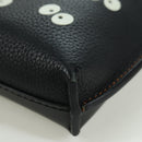 LOEWE Ghibli Collaboration Gate Pocket Bag Leather Brown Silver Auth 172347SM-15