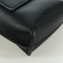 LOEWE Ghibli Collaboration Gate Pocket Bag Leather Brown Silver Auth 172347SM-16