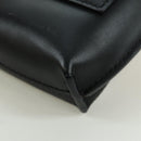 LOEWE Ghibli Collaboration Gate Pocket Bag Leather Brown Silver Auth 172347SM-17