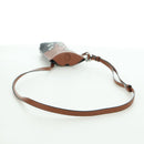 LOEWE Ghibli Collaboration Gate Pocket Bag Leather Brown Silver Auth 172347SM-7