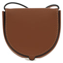 LOEWE Ghibli Collaboration Heel Pouch Mini Bag Leather Brown Auth 172348SM-2