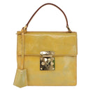 LOUIS VUITTON Monogram Vernis Spring street Hand Bag Gris M91029 LV Auth 172351-13