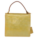 LOUIS VUITTON Monogram Vernis Spring street Hand Bag Gris M91029 LV Auth 172351-2