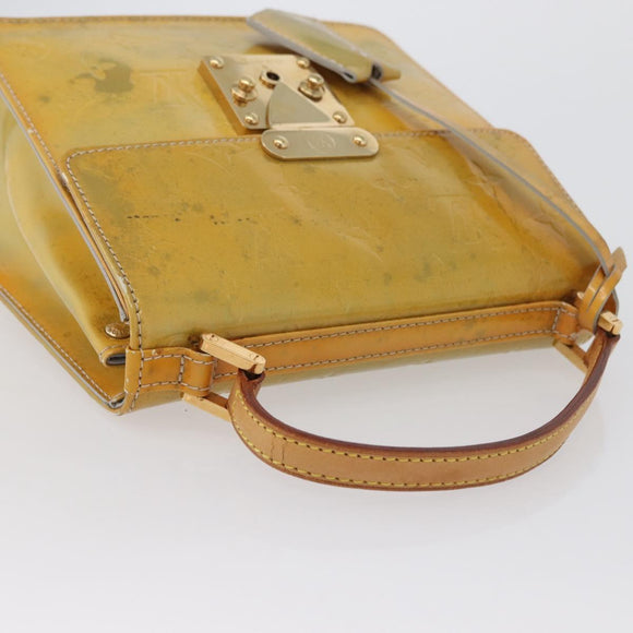LOUIS VUITTON Monogram Vernis Spring street Hand Bag Gris M91029 LV Auth 172351
