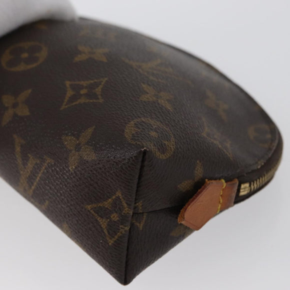 LOUIS VUITTON Monogram Pochette Cosmetic PM Pouch M43998 LV Auth 172352