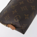 LOUIS VUITTON Monogram Pochette Cosmetic PM Pouch M43998 LV Auth 172352-15