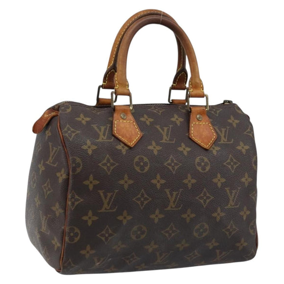 LOUIS VUITTON Monogram Speedy 25 Hand Bag M41528 LV Auth 172353
