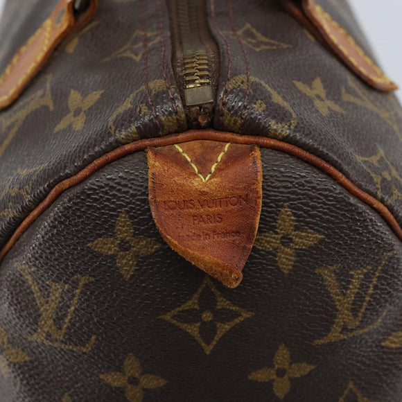 LOUIS VUITTON Monogram Speedy 25 Hand Bag M41528 LV Auth 172353