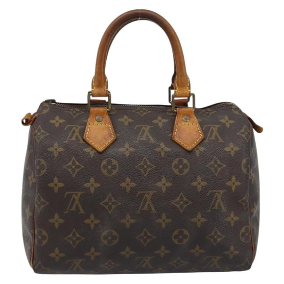 LOUIS VUITTON Monogram Speedy 25 Hand Bag M41528 LV Auth 172353