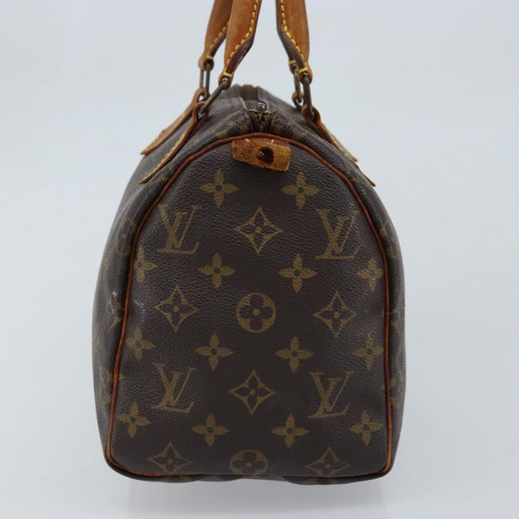 LOUIS VUITTON Monogram Speedy 25 Hand Bag M41528 LV Auth 172353