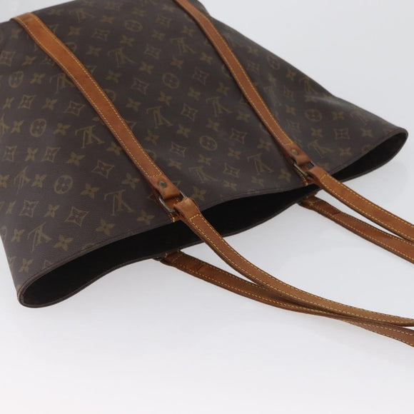 LOUIS VUITTON Monogram Sac Shopping Tote Bag M51108 LV Auth 172358