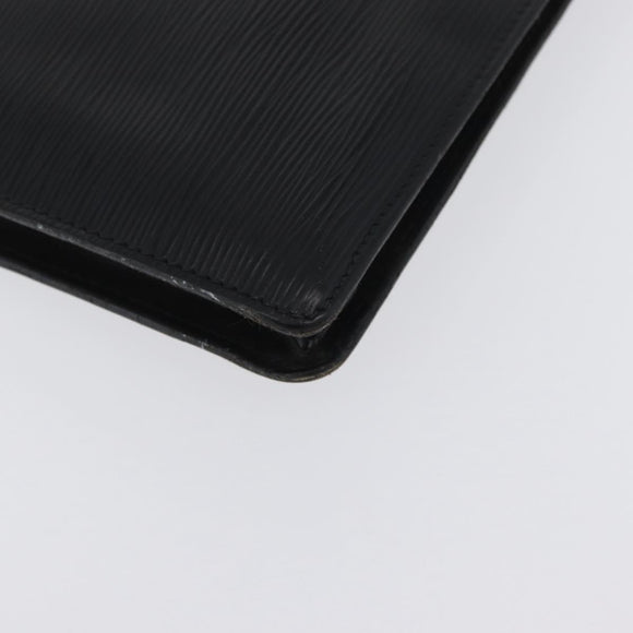 LOUIS VUITTON Epi Porte Documents・Senatur Briefcase Black M54452 Auth 172361