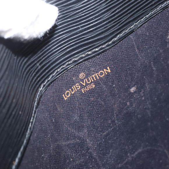 LOUIS VUITTON Epi Porte Documents・Senatur Briefcase Black M54452 Auth 172361